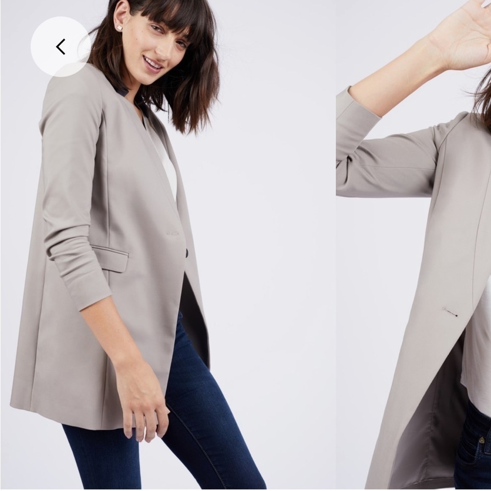 August 1 eight long one button blazer Sz small S